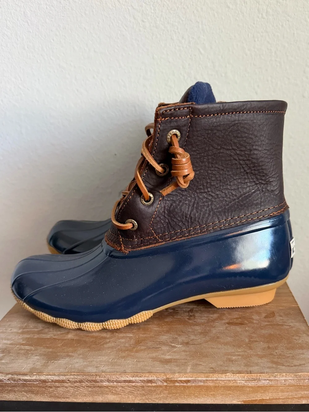 Sperry waterproof navy